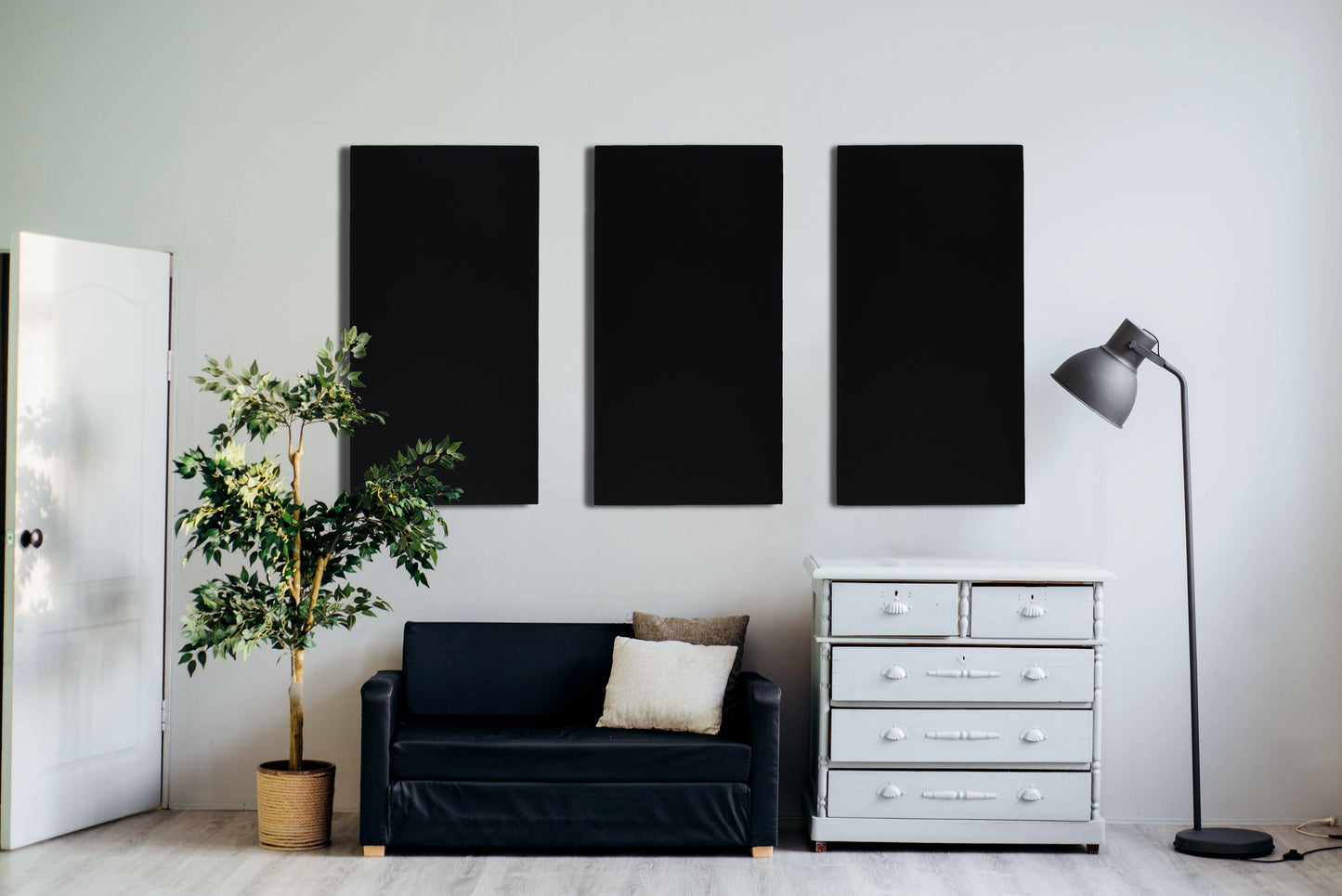 XL Zwart Akoestisch Paneel - NoviSono