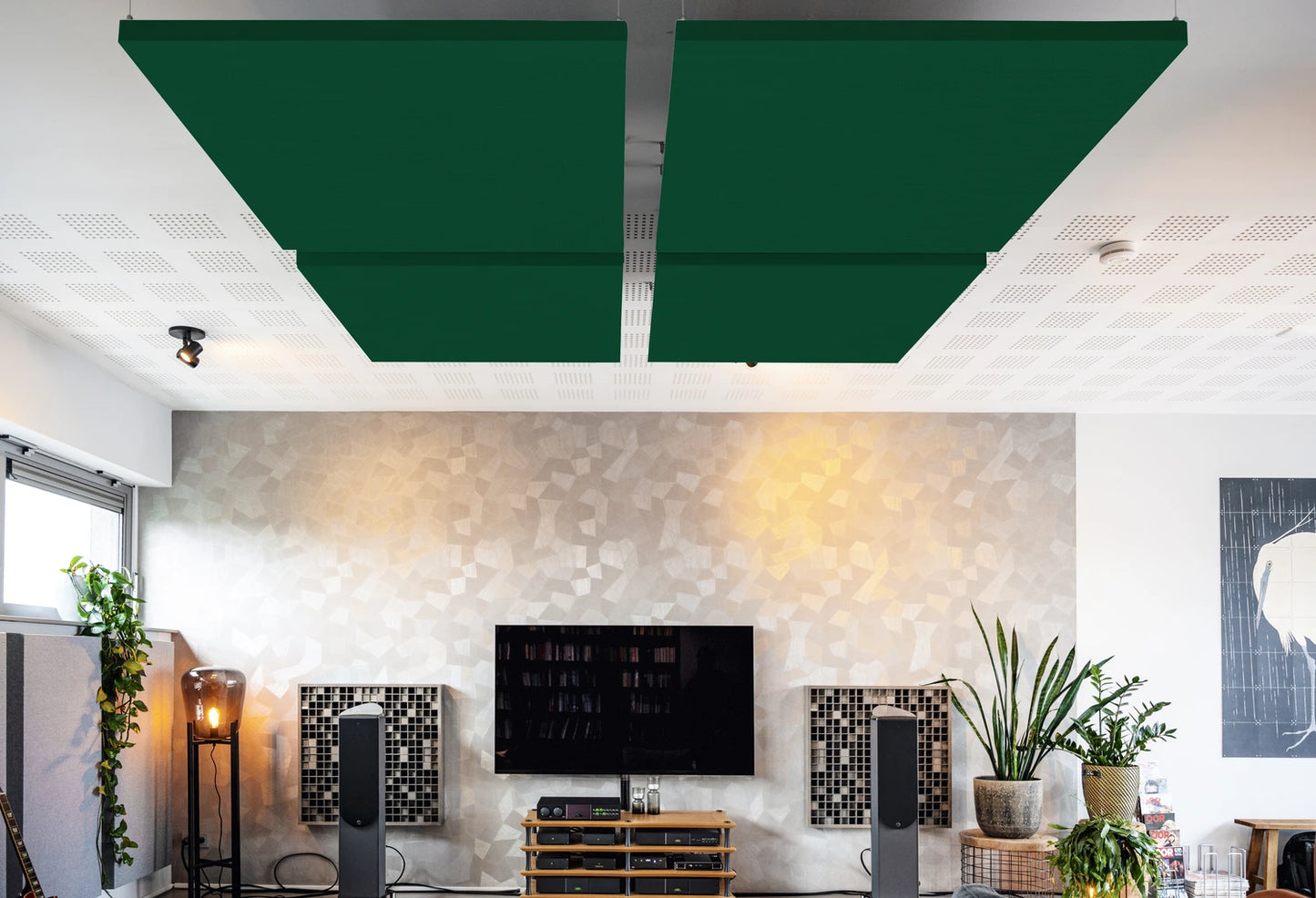 Dennengroen Akoestisch Plafondpaneel
