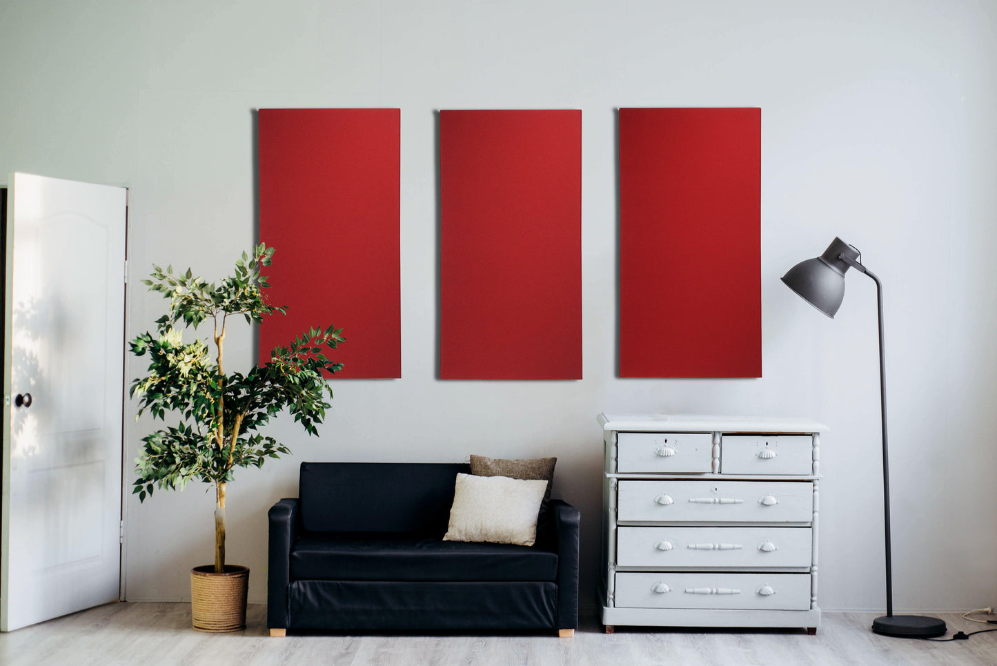 XL Deep Red Akoestisch Paneel - NoviSono